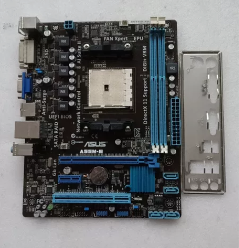 Asus/华硕 A55M-E，拆机主板成色...