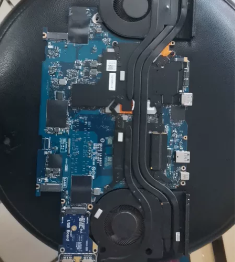 戴尔笔记本G15-2866拆机99新主板。...