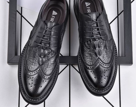 杉杉皮鞋男真皮透气夏季正装商务休闲鞋系带布...