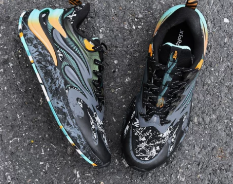 风火鞋25代特步男鞋2022秋冬季休闲皮面...