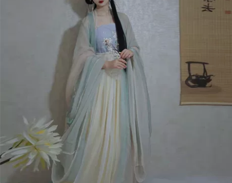出，仙楚姬汉服女【梦璃】诃子裙汉元素大袖衫...