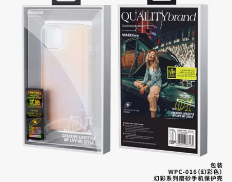 WEKOME幻彩磨砂半透手机保护壳适用苹果...