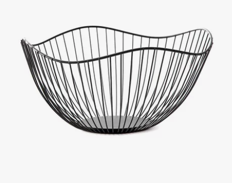 北欧ins水果篮铁艺现代创意厨房菜筐沥水篮...