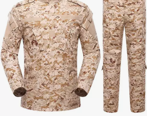迷彩服 迷彩服军迷沙漠数码套装特种兵CS野...