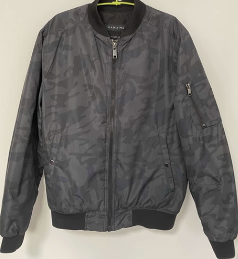 ZARA男棉服，棒球服，迷彩服，m码 感兴...