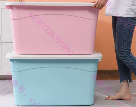 塑料收纳箱26.9元特大号家用整理储物箱子...