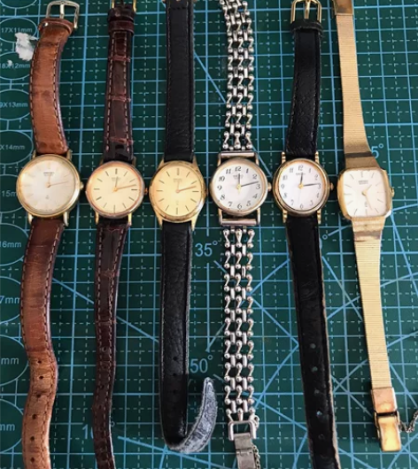 打包6块中古日本精工高级石英女士手表，成色...