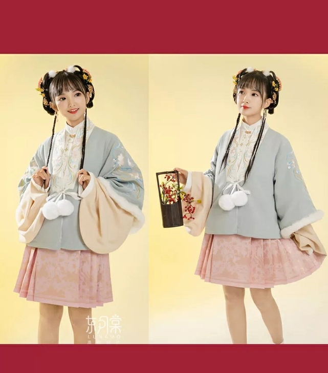 （一套）出东月棠流云兔s码数蓝色一整套