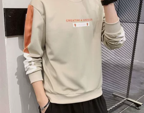 套头卫衣男新款秋季长袖T恤韩版青年学生打底...