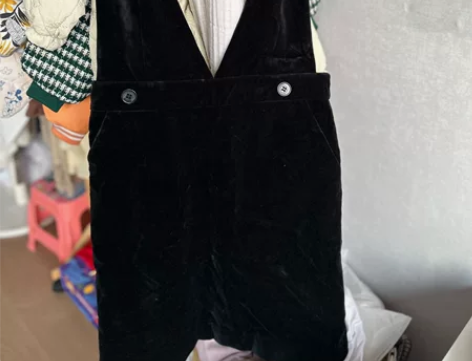 欧时力正品，绒料背带裙，穿过几次 170/...