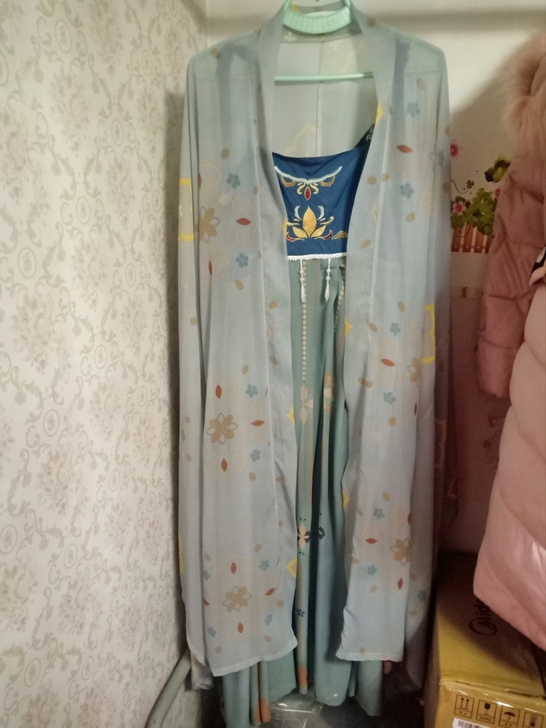 汉旭【至尊红颜】唐制诃子裙正品，有吊牌，有...