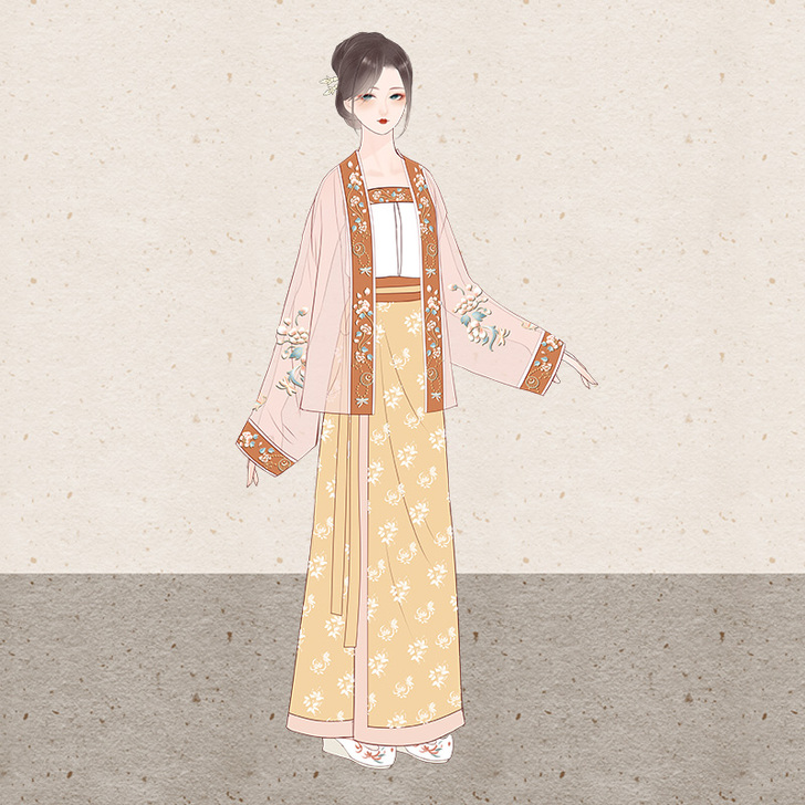 仙楚姬原创汉服女正品【初欢】宋制对襟飞机袖...