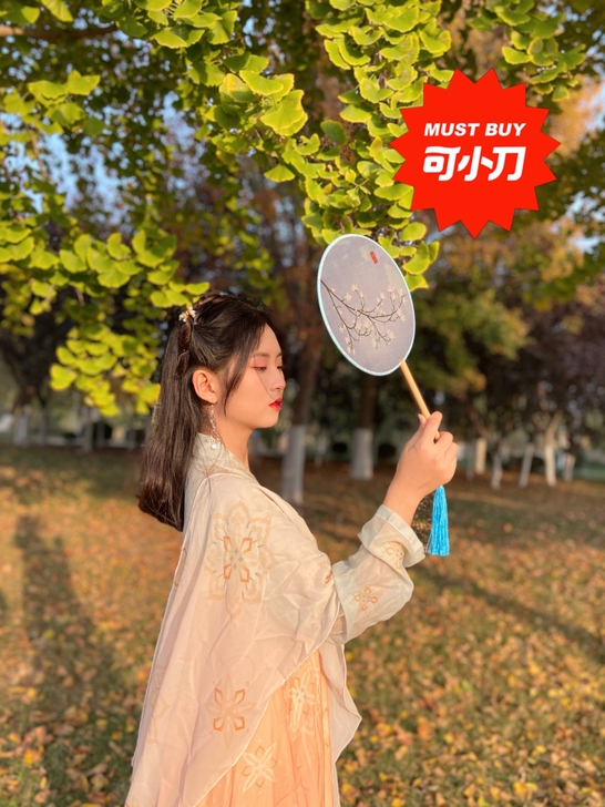 柒邑【忆长安】汉服女原创唐风齐胸衫裙复原印...