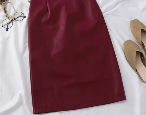 PU皮开叉一步裙气质半身裙女2019新款秋装显瘦… 感兴趣...