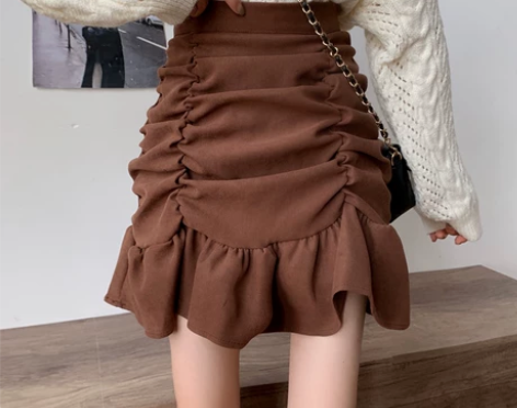 高腰半身裙女春秋季包臀鱼尾裙2022新款别...