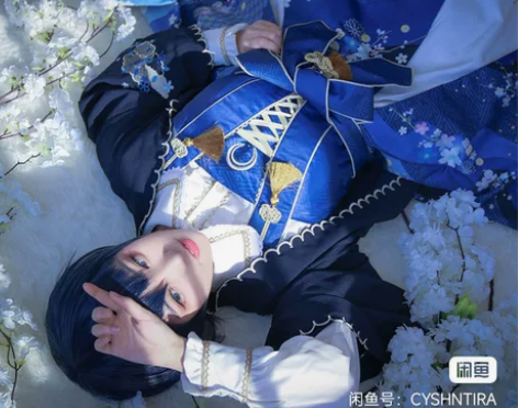 悠窝窝刀剑乱舞同人洋装 三日月宗近cos ...