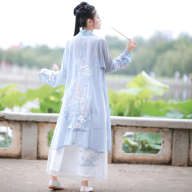 【鹤信】宋制汉服女全套正品原创传统齐腰襦裙...