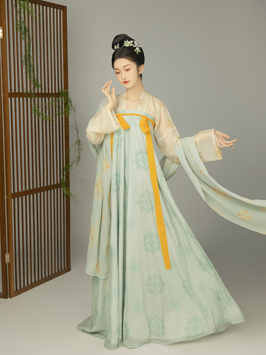 【划算价】柒邑【忆长安】汉服女原创唐风齐胸...