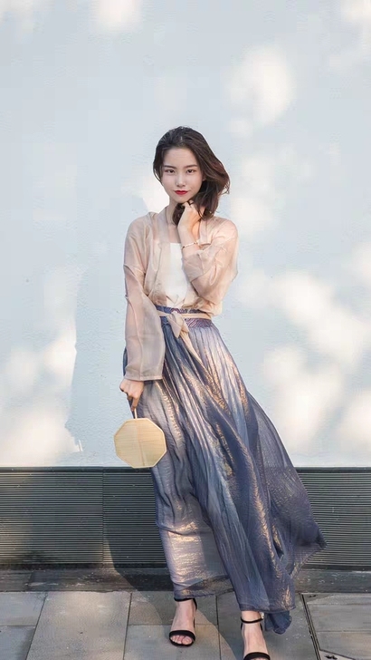 【无妄海汉服】齐腰全套 有大袖衫 L码 分...