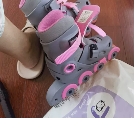 小米小寻直排轮滑鞋儿童男童女童小孩女旱冰溜...