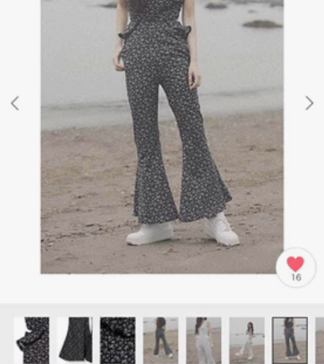 melt the lady 碎花连体裤 全...