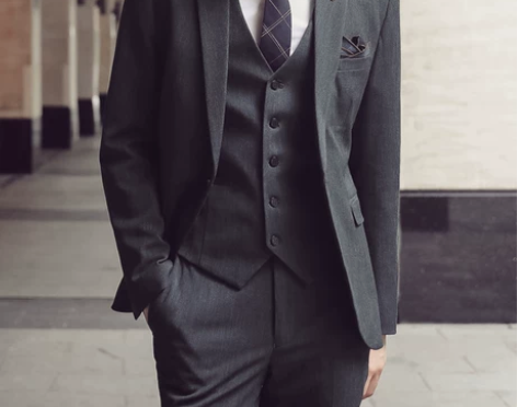 西装套装西服男士三件套韩版修身商务职业正装...