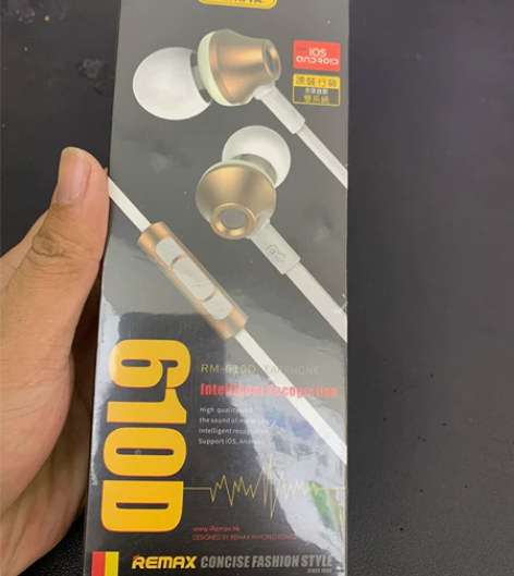 全新原装REMAX RM-610D线控耳机...