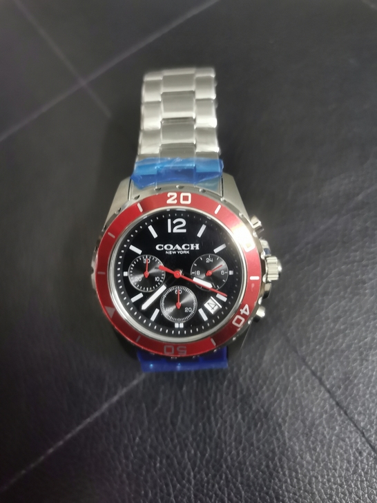 COACH/蔻驰蓝精灵，KENT系列三眼计...