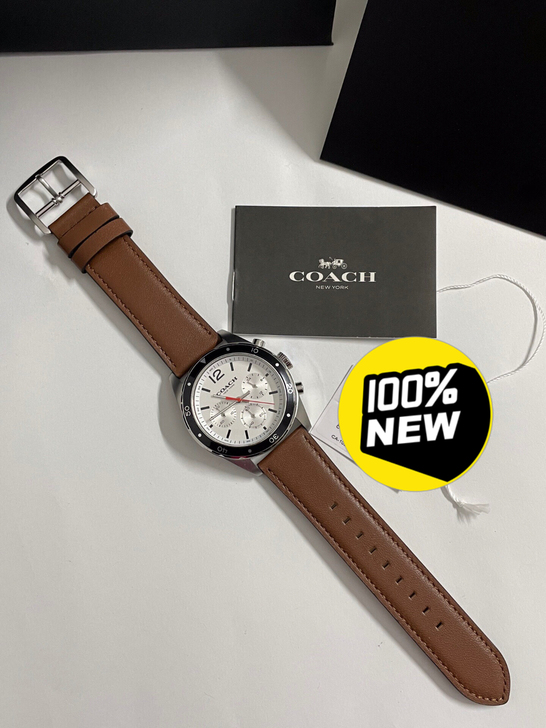 COACH/蔻驰绿精灵。KENT系列三眼计...