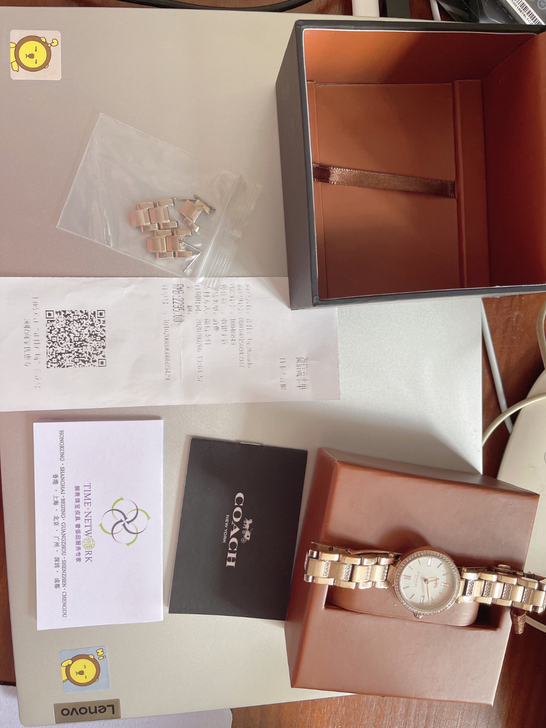 专柜买的Coach手表 长沙国金中心买的