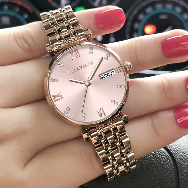 新款正品全自动机芯手表女双日历防水非机械气...