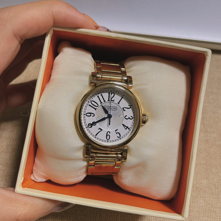 Coach蔻驰石英表女表刘雯大表姐同款正品