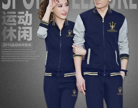 运动套装男女秋季学生棒球服青少年男士卫衣休...