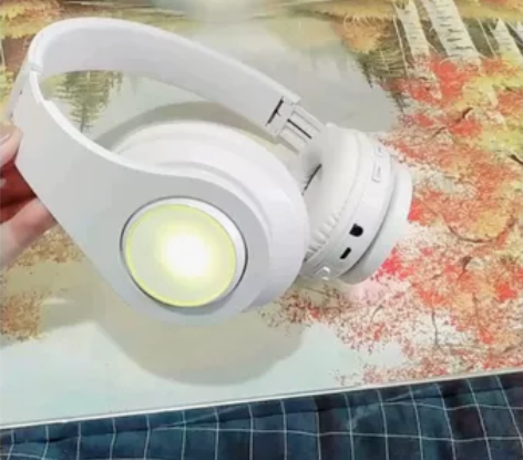 发光蓝牙耳机头戴式重低音OPPO华为viv...