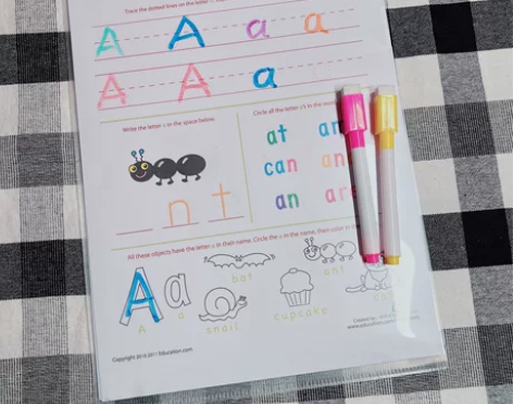 低幼幼小衔接小学26英文字母笔控认知描写 ...