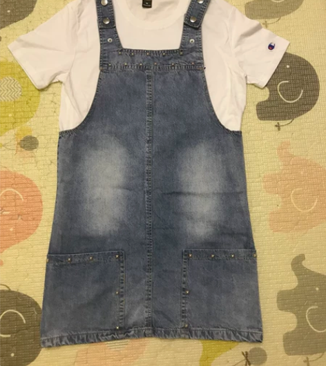 韩版牛仔连衣裙,M码,不挑身材,断舍离15...