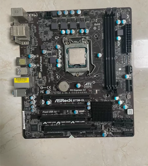 华擎B75M-GL主板 使用1155cp...