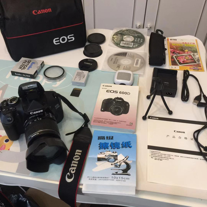 出自用佳能600d 单反相机带18-55二...