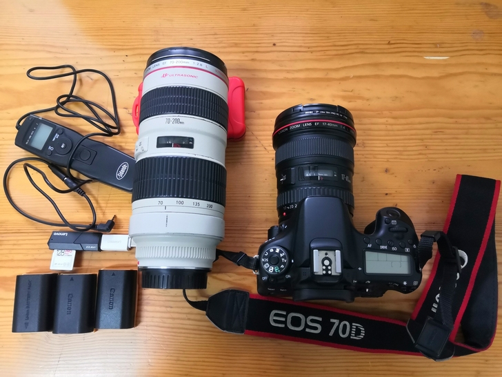 佳能70D单反，佳能17-40，佳能70-...