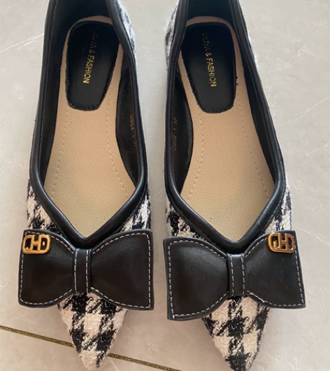 小香风平底单鞋,37码,买小了,穿了1次,...