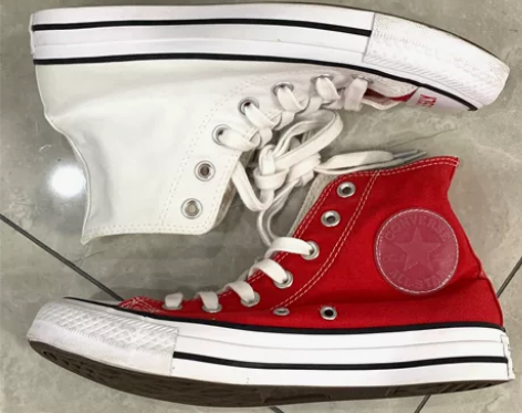 匡威converse情人节限定红白鸳鸯鞋 ...