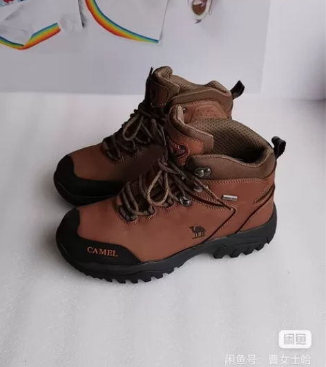 骆驼牌41码骆驼牌登山鞋中帮马丁靴，无瑕疵...