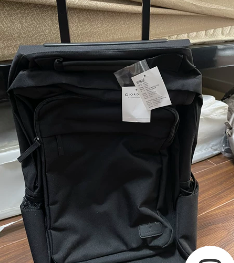 佐丹奴拉杆箱登机箱 轻质便捷 黑色全新 高...