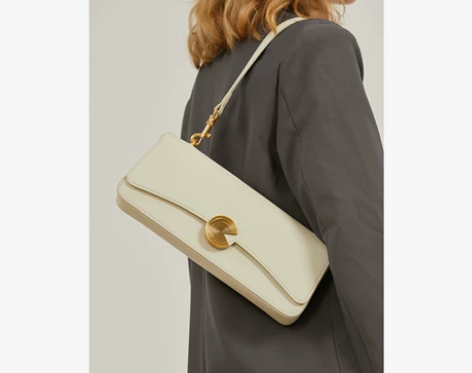 牛皮腋下包女小众单肩包包高级感手提法棍包