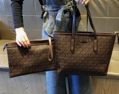 香港正品真皮包包2022新款时尚大容量单肩...