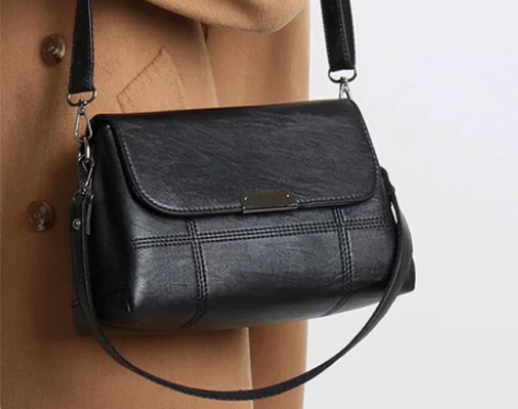 真皮女包2021新款时尚中年女士单肩包斜