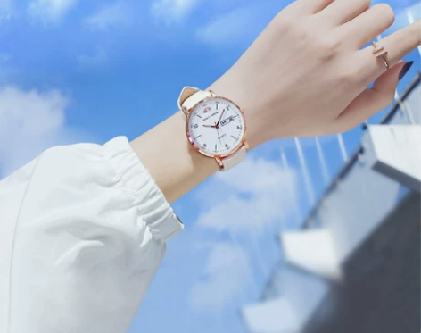 多伦兹手表 女防水女生简约气质学生女孩机械...