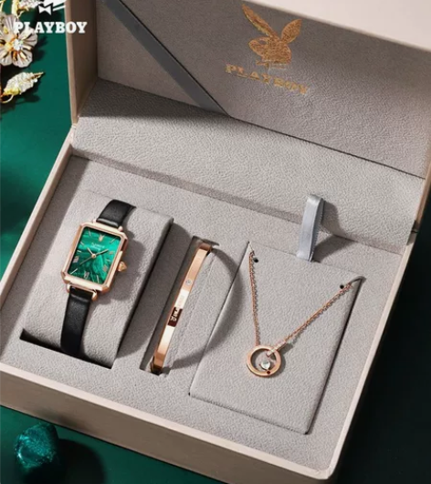 【playboy全新小绿表】时尚腕表，百搭...
