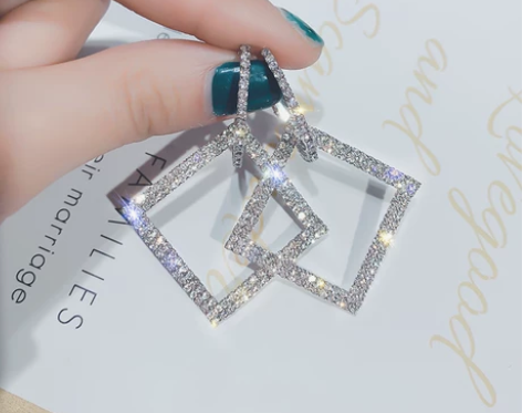 百搭耳环2019新款潮925银针欧美夸张韩...