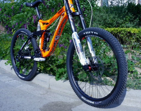 包邮全地形越野dh速降车山地自行车软尾避